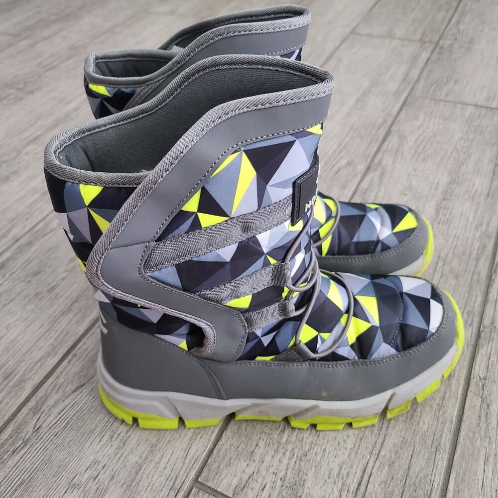 Hobibear Women's Geometric Print Insulated Snow Boots Size 40 (US 8) - Picture 5 of 11